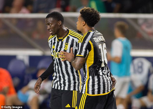 Weah and McKennie both play for Juventus and will be aiming to get the Bianconeri back into the Champions League this season