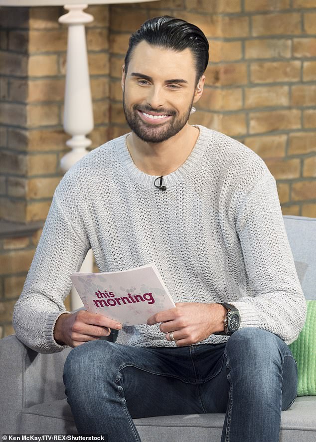 'We all have a work outfit, a uniform;  my uniform is the face': Rylan discussed how the gelled back hair and foundation are just his way of putting on his work persona