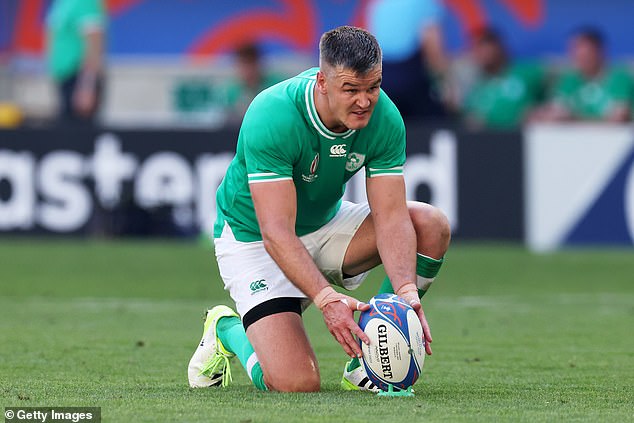 Sexton overtook Ronan O¿Gara as Ireland's World Cup record scorer with one of his kicks