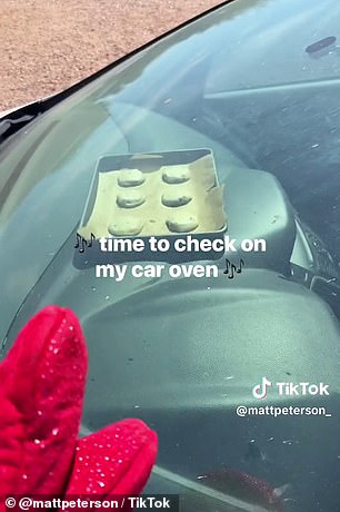 In Phoenix, residents use the dashboard of a car to bake cookies in the extreme heat