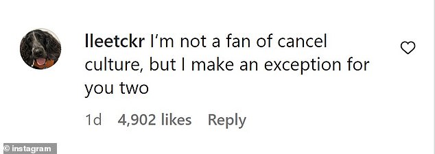 Choice words: Comments on the video were disabled, but fans flocked to one of Kutcher's recent social media posts to leave their thoughts