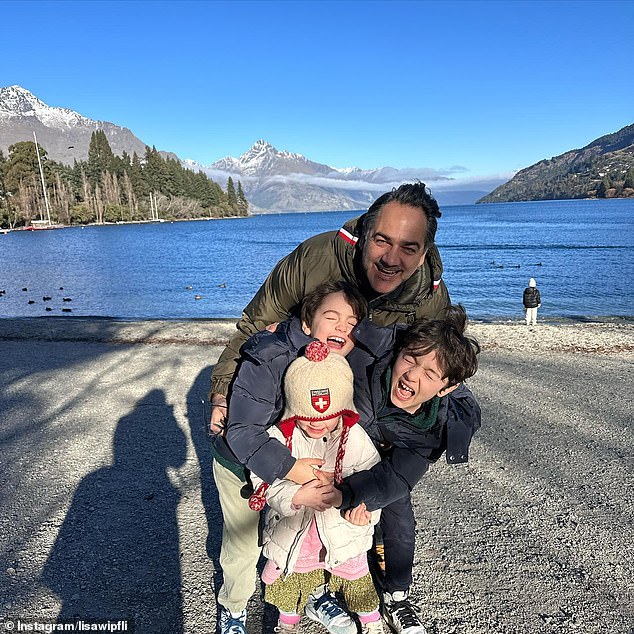 Wippa has been married to Lisa for nine years.  Together they share three children, sons Theodore, eight, and Jack, six, and daughter Francesca, three