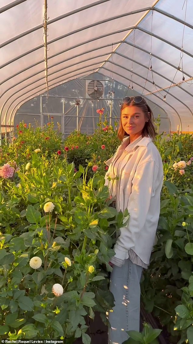 Quiet life: On Saturday, Raquel — who did not return for season 11 — enjoyed a day at a 'flower farm' in Arizona