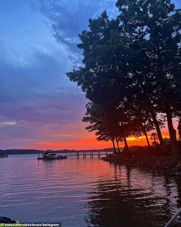 Bright's multimillion-dollar lake home features a private pier, saltwater pool and lavish spa