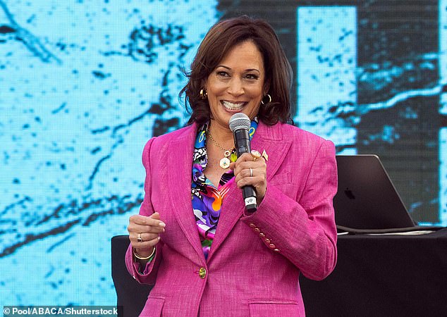 Harris delivers remarks in honor of hip-hop's 50th anniversary at the Vice President's residence at the US Naval Observatory in Washington, D.C.