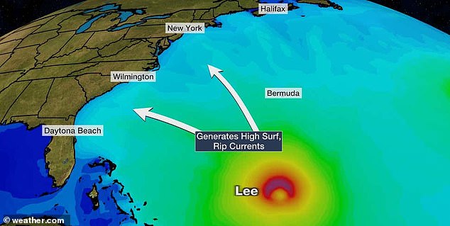 1694327127 394 Hurricane Lee WILL batter US east coast Cat 2 storm is