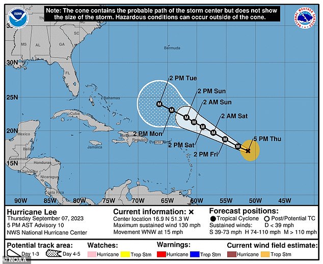 The storm system battled the wind as it passed over the Caribbean,