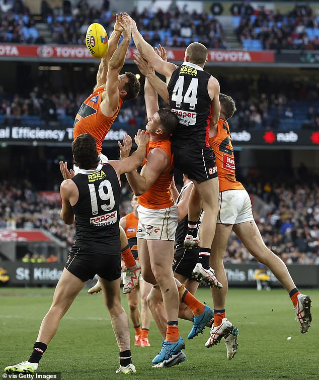 In a tough encounter without Membrey, the Saints relented and fell four goals behind the Giants