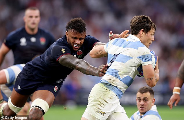 Stand-in captain Courtney Lawes was a titan, one of many outstanding players for England