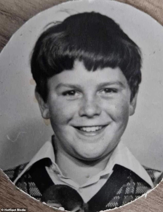 When Suzi was nine, Martin raped her in their great-grandparents' house while they were playing cards in the other room.  Martin in the photo, 13 years old