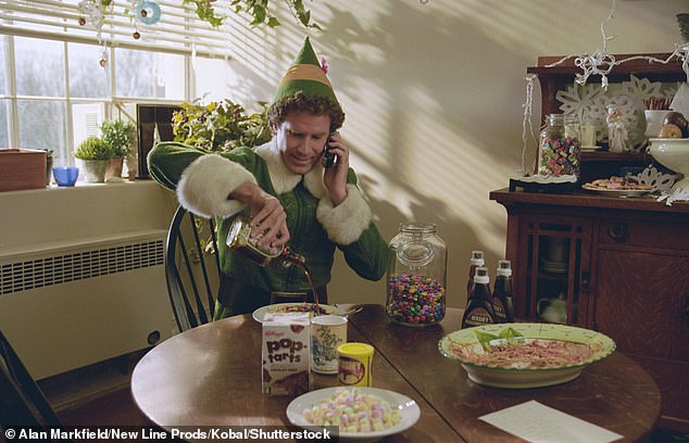 In November and December the cinema shows 'Elf'.  In the film, Will Ferrell's character eats pasta with maple syrup, M&M's, Pop Tarts, marshmallows and chocolate sauce