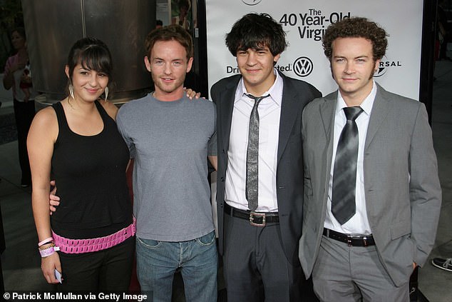 In letters asking for clemency for their older brothers, Jordan (third from left) and Alanna (far left) – seen here with their older half-brothers Christopher (second from left) and newly convicted Danny – they depicted their father as a good-for-nothing and the convicted rapist as a parental surrogate