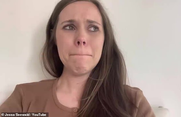 Devastating: In February, Duggar revealed she suffered a miscarriage over the holidays in a nearly 19-minute YouTube video, documenting her pregnancy journey and the aftermath of their loss