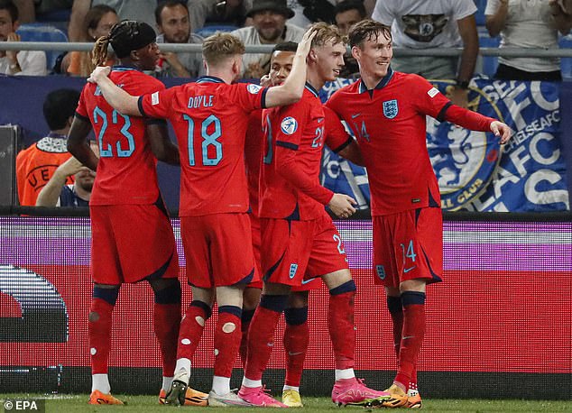 The England U21 ranks boast a host of Premier League talent and Carsley admitted he feels 'lucky' with his job