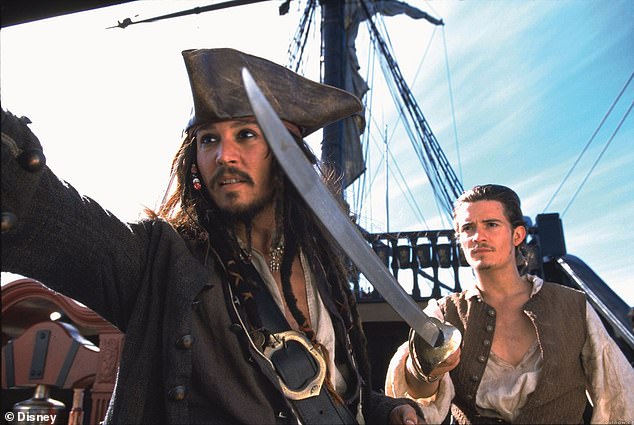 Who's Who: The previous five films in the franchise were led by Johnny Depp as Jack Sparrow, depicted in the first film alongside Orlando Bloom as blacksmith Will Turner