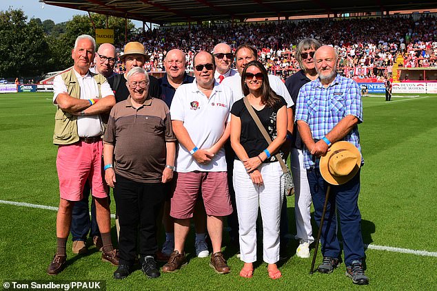 Members of the Original Trust Board come together to celebrate 20 years of Trust Ownership