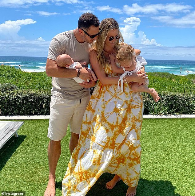 Hawkins and Wall were together for eight years before tying the knot in a ceremony in Bali in June 2013.  They share two children, daughter Frankie and son Hendrix.