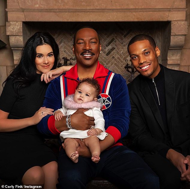 Myles and Carly made Eddie a grandfather for the first time when they welcomed daughter Evie in 2019