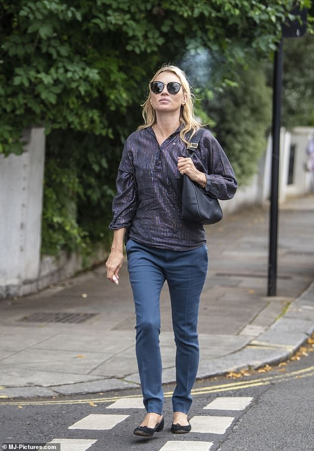 Kate Moss was spotted smoking just weeks after she was pictured smoking a vape