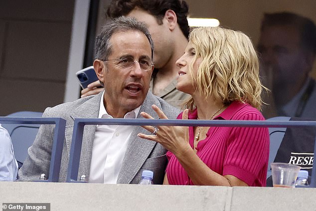 American comedian Jerry Seinfeld and his wife Jessica got into conversation during the finale