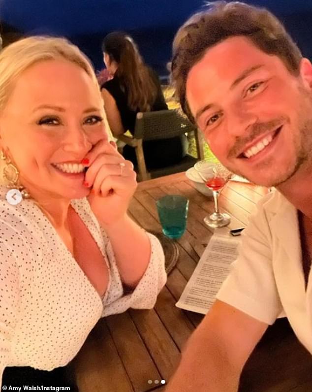 Good news: Emmerdale's Amy, 36, met EastEnders star Toby-Alexander, 32, in the Strictly Come Dancing audience in 2019 and struck up a relationship a year later (stock image)