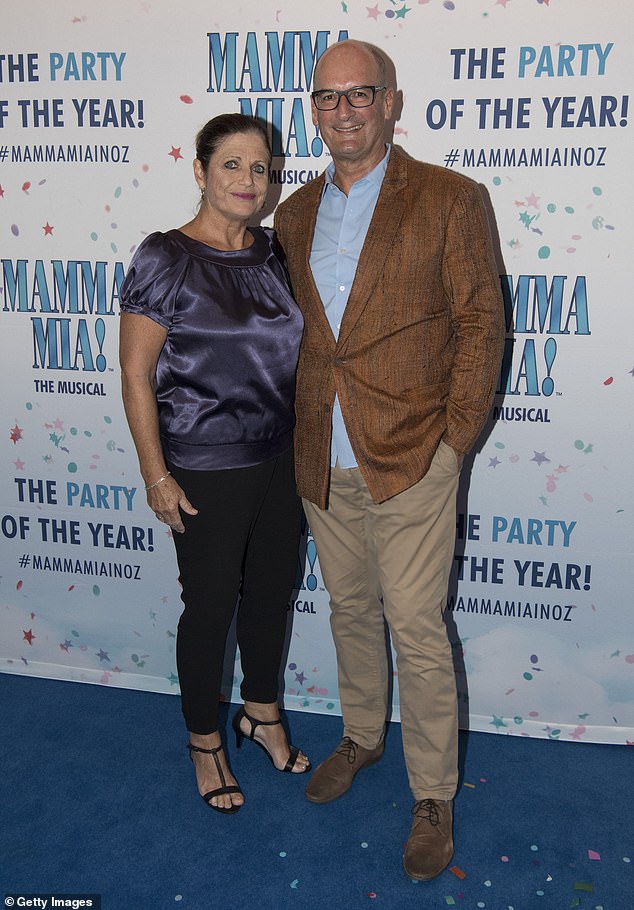 David Koch (pictured with his wife Libby) is considering taking defamation action against social media that publish 'fake' advertisements online