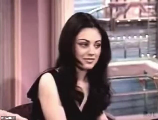 Background: Kunis said the kiss in the script was the first time she had ever been kissed, and that it happened during the first week of filming the retro comedy