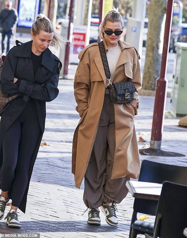 The last time Emma was photographed outside in May, she was wearing an overcoat that would have covered up any telltale signs