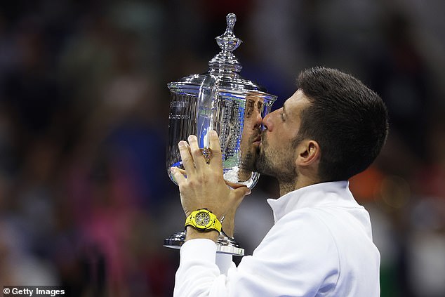 The Serbian won a record-equalling 24th Grand Slam title in New York on Sunday evening