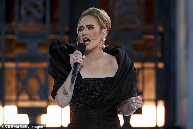 Praise: The country icon didn't hold back from singing Adele's praises, saying not only that she is 