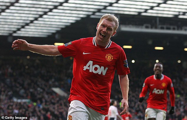 The 38-year-old named Paul Scholes the best player he played with in his career