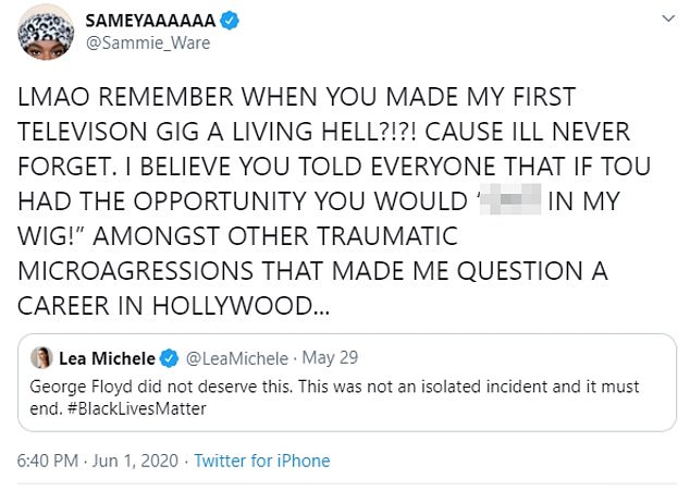 Remember me?  The message received a sharp response from Samantha