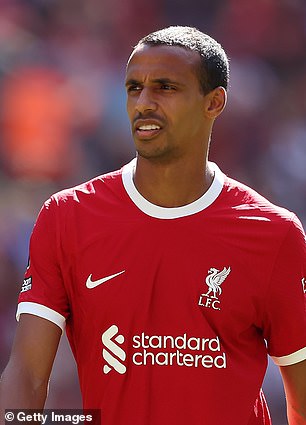 Liverpool centre-back Joel Matip is 32