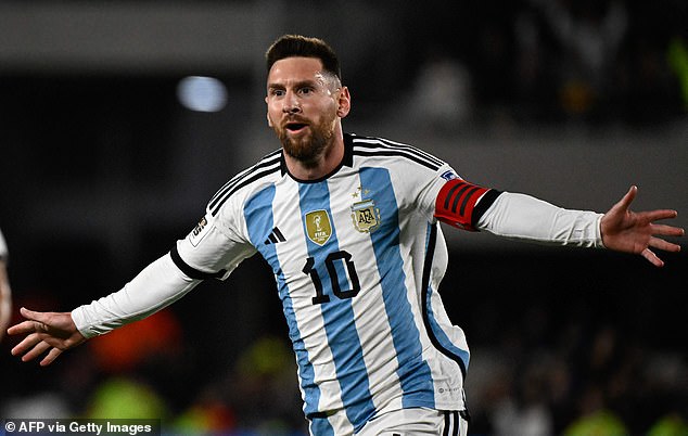 Lionel Messi is a doubt for the match after being sent off in Argentina's 1-0 win over Ecuador