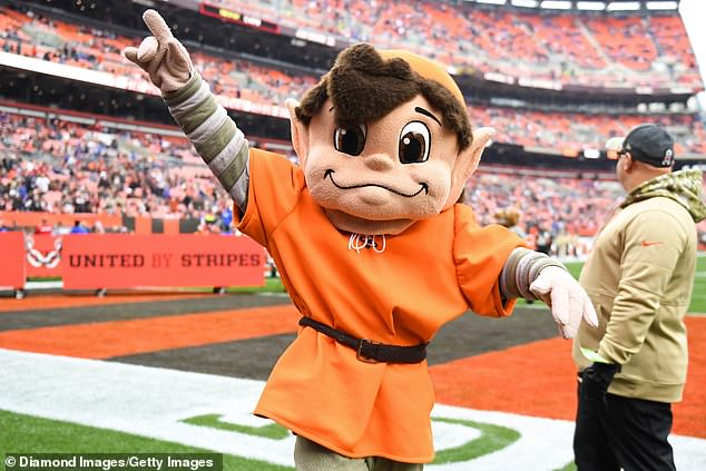 The Browns have a mascot named Brownie the Elf.  It has been around since 1946