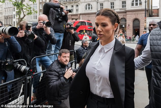 Arch rival: Rebekah (pictured) had sued Coleen alleging she leaked details of Coleen's private life to the press after Coleen staged an elaborate sting operation to find out who had been feeding stories about her to The Sun