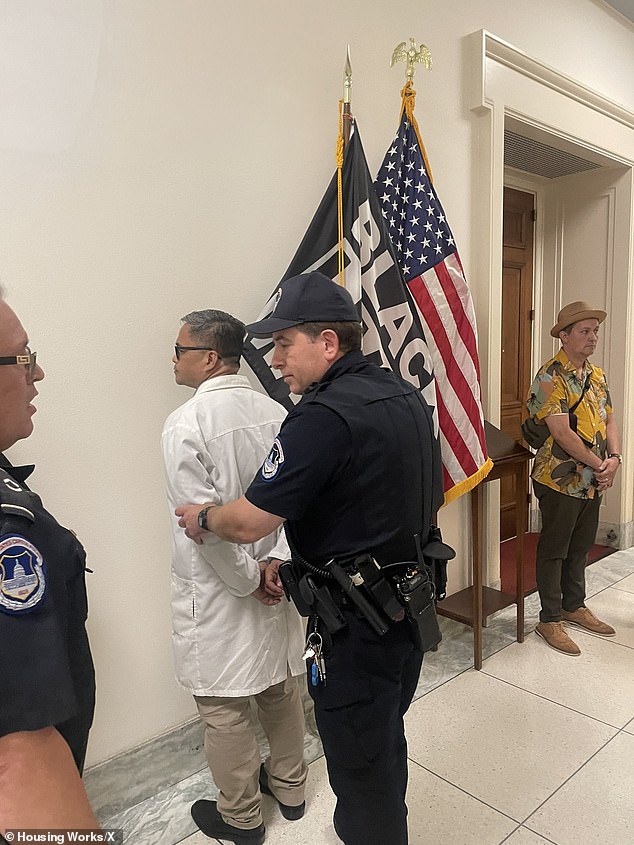 Protesters stormed McCarthy's office to demand reauthorization of PEPFAR, a global AIDS program