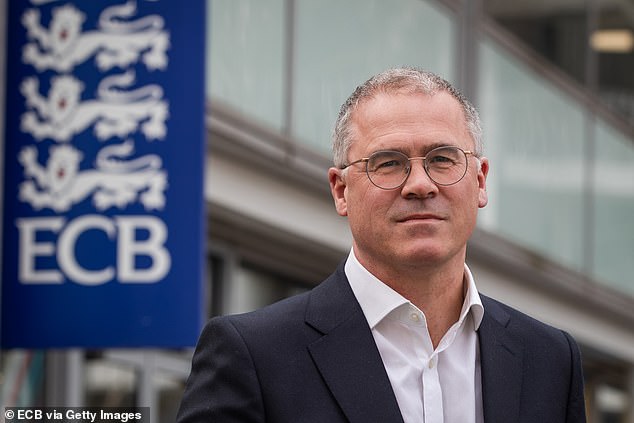 They have also received a suspended points deduction, with ECB chief executive Richard Gould (pictured) explaining that 'appropriate action' should be taken following the breaches