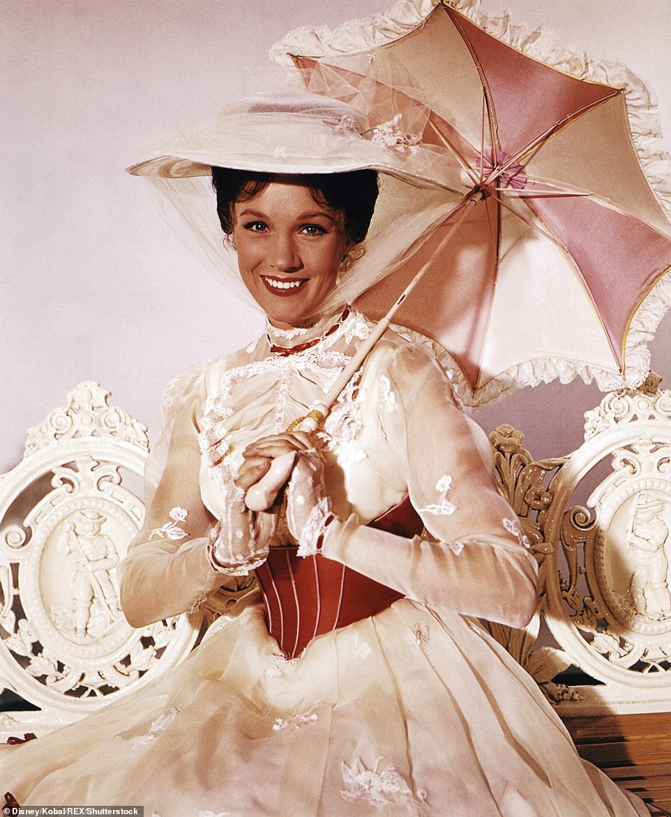 Iconic: The role in Mary Poppins (1964) launched her film career;  featured in the beloved musical fantasy film, directed by Robert Stevenson and produced by Walt Disney