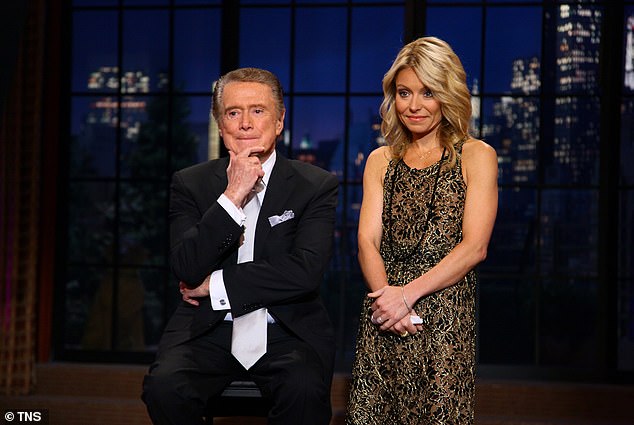 Dream Team: Meanwhile, Regis Philbin and Ripa worked together for over a decade;  seen in 2011