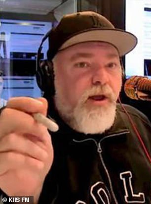 Henderson's co-host Kyle Sandilands, 52, (pictured) had similar thoughts, telling her: 'I think you're right.  There is no other purpose unless a man tries not to be picked up by his wife.”