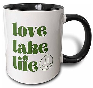 At the Arlington headquarters, some employees have souvenir mugs that read: 'Love Lake Life' - a clear image of Calhoun's relaxing lake life