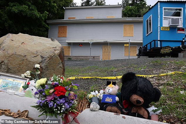 Prior to the gruesome murders, Kohberger was studying for a Ph.D.  in criminology from Washington State University.  Pictured: The house where four Idaho students were found murdered