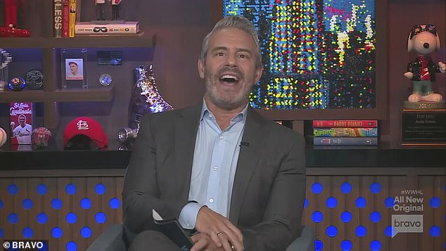 The Host: Andy Cohen welcomed Cardi to the Bravo clubhouse