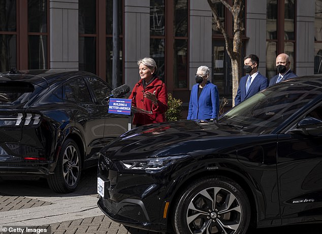 Since the beginning of her tenure at the Secretary of Energy, Granholm has pushed for a federal commitment to electric vehicles