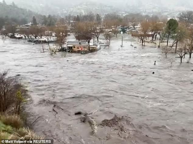 California saw record numbers of flooding this year as about a dozen atmospheric rivers hit the previously dry state