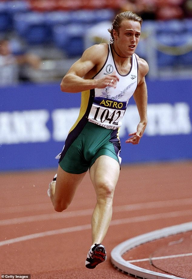 Matt rose to fame as a marathon sprinter at the Commonwealth Games in Malaysia in 1998.  Fans of the athlete will remember how photos of Shirvington, revealing his rather large manhood, went viral (pictured during a 200m race)