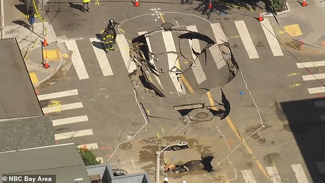 Residents have said their lives have been greatly disrupted by the sinkhole