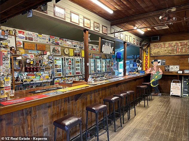 Located in McKinlay, a remote town in Queensland's outback, Mick Dundee's local sport has a public bar, billiards room, amenities, storage/office, kitchen and veranda