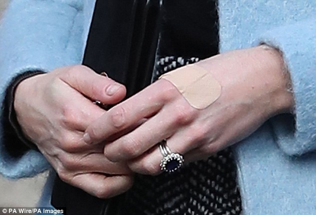 Again in November: another abrasion on her left hand, this time seen at the Nelson Trust Women's Center 